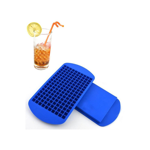 Sili Mini Ice Cube Molds Trays Set of 2 (Blue)