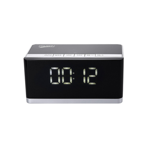 Digital LED Display Clock Alarm Wireless Bluetooth Speaker 