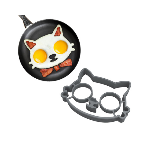 Entertaining Brekky Cat Egg Mould Gray