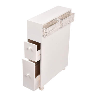 Bathroom Toilet Storage Cabinet Tissue Box Holder