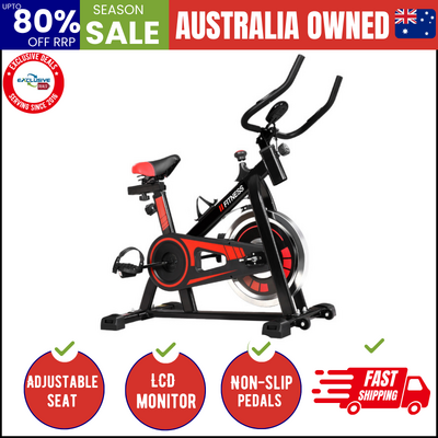 Spin Bike Exercise Bike Flywheel Cycling Home Gym Fitness 120Kg