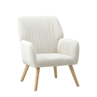 Armchair Lounge Sofa Chair Sherpa Accent Chairs Armchairs Couches White