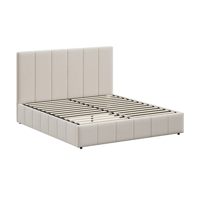 Bed Frame Queen Size Beds Gas Lift Storage Base VISH