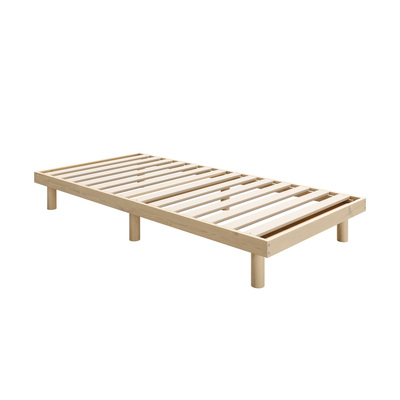 Bed Frame Single Size Bed Base Solid Wood Slats