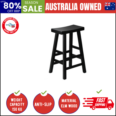 Bar Stools Kitchen Stool Wooden Counter Chairs Barstools Black