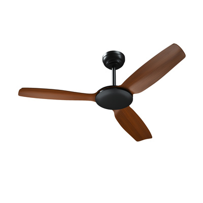 52'' Ceiling Fan DC Motor 3 ABS Blades with Remote Control Timer Walnut