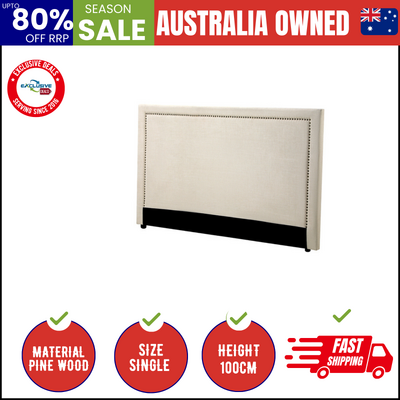 Single Bed Headboard Bedhead Beige