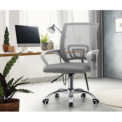 Office Gaming Chair Computer Mesh Chairs Executive Foam Seat White