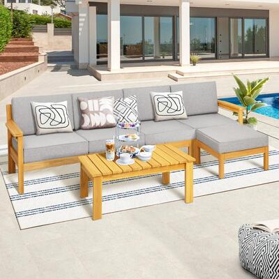 Outdoor Sofa Set Lounge Patio Set 6 Piece