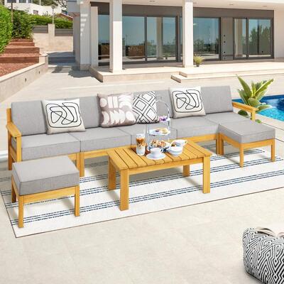 Outdoor Sofa Set Lounge Patio Set 8 Pieces