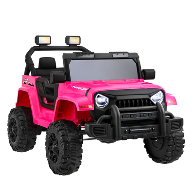 Kids Ride On Cars Remote Control 12V Electric Toy Jeep Horn Music Car Pink