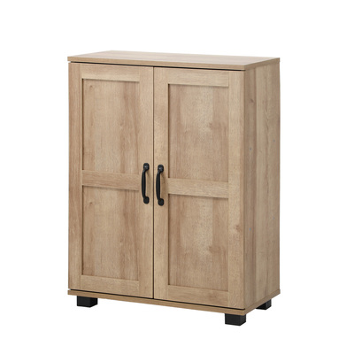 Storage Cabinet Buffet Sideboard 2 Door Natural