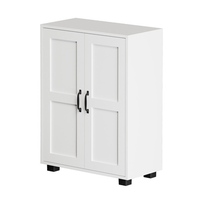 Storage Cabinet Buffet Sideboard 2 Door White