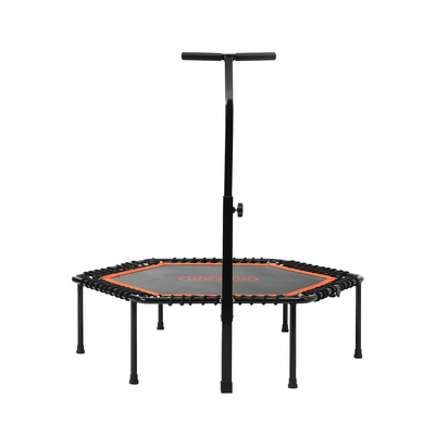 Trampoline Rebounder Jumping Exercise Fitness Adjustable Handrail 50 Inch