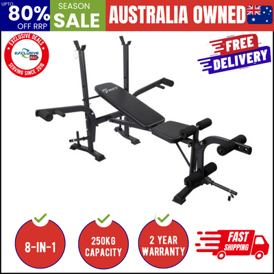 Transform Your Home Gym with the Versatile 8-in-1 Multi-Station Fitness Bench Press