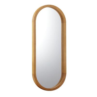 Wall Mirrors Oval Wooden 76x31cm