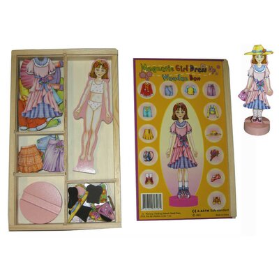 MAGNETIC GIRL DRESS UP36pcs