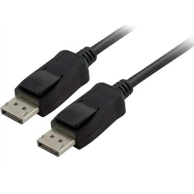 Port Cable Male to Male 1.2V: Black