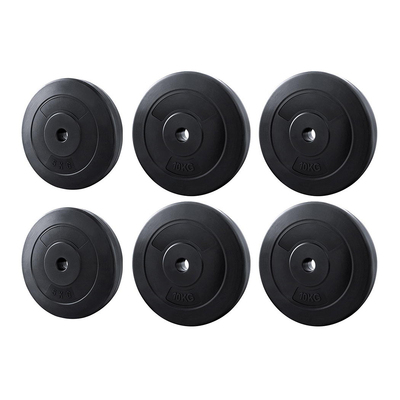 50Kg Barbell Weight Plates Standard Home Gym Press Fitness Exercise