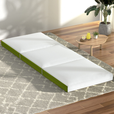 Foldable Mattress Folding Foam Trifold Green