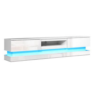 Entertainment Unit Stand Storage RGB LED 180cm