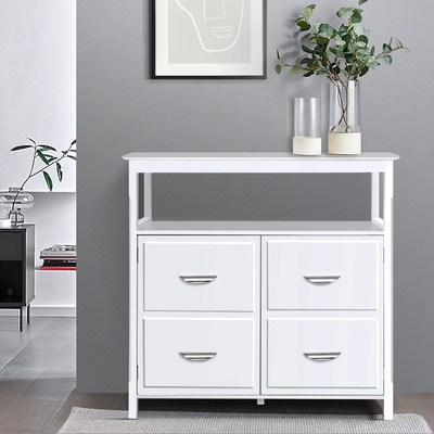 Buffet Sideboard Cabinet Storage Cupboard White Kitchen Hallway Table