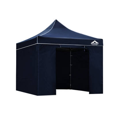 Instahut 3 x 3m Aluminium Pop Up Gazebo - Navy