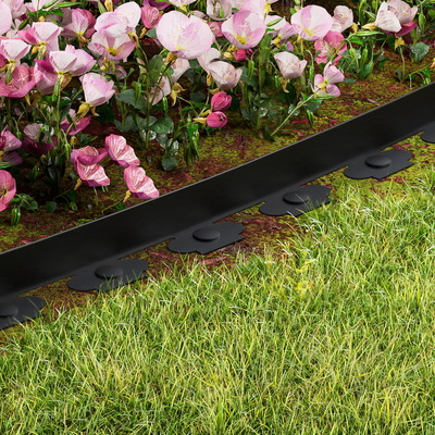 Garden Edging 5Cm X 10M Border Support Landscape Edge Black X5