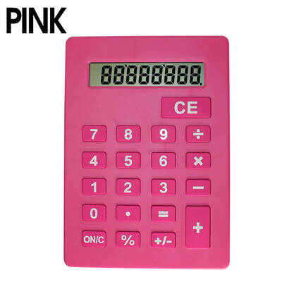 Jumbo Calculator Large Size Display Home Office Desktop Big Buttons Pink