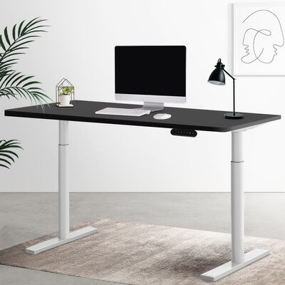 Standing Desk Motorised Electric Dual Motor 140CM Black