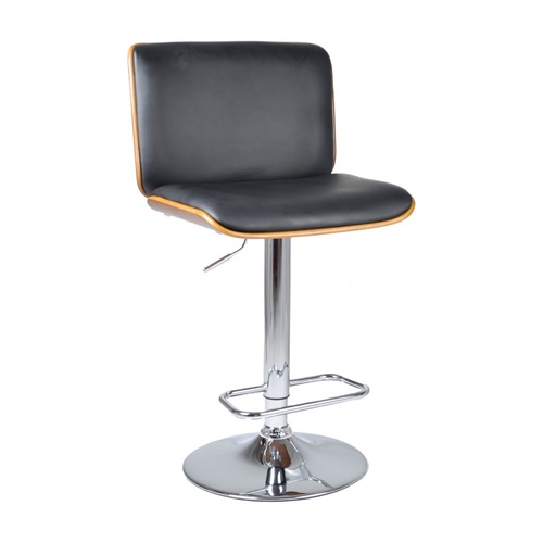 Luxury Style Aurora Wooden Bar Stool PU Leather 