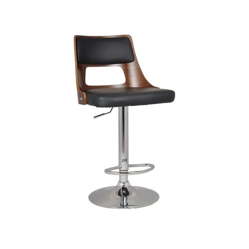 Luxury Style Chiara Wooden Bar Stool PU Leather 