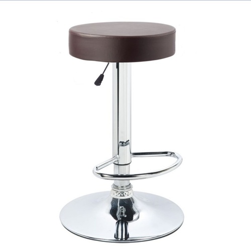 Set of 2 Chocolate Rota Bar Stools with Gas Lift 