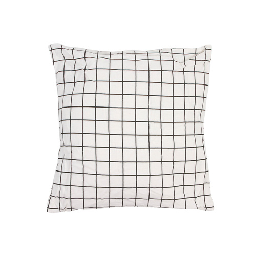 White Check Cushion 45 x 45cm