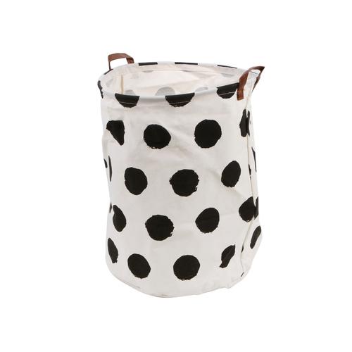 Black Spot Large Storage Basket 40 x 50cm