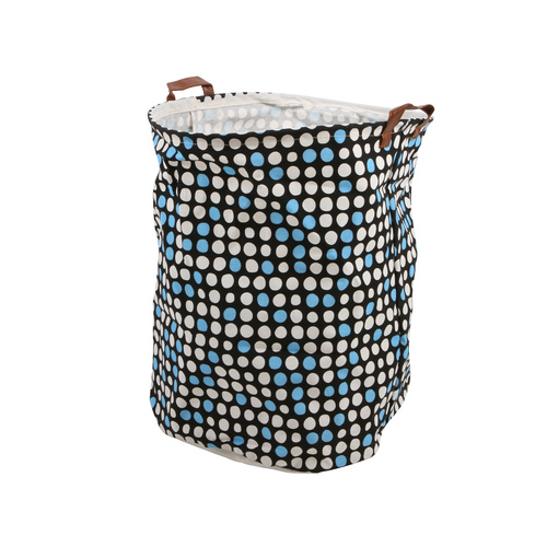 Blue Circles Large Storage Basket 40 x 50cm