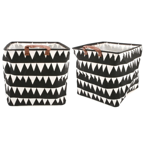 Mountains Cube Storage Basket 33 x 33 x 33cm