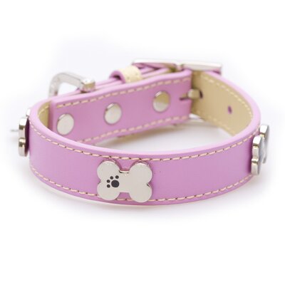 luxury Pink Dog Collar Size Large