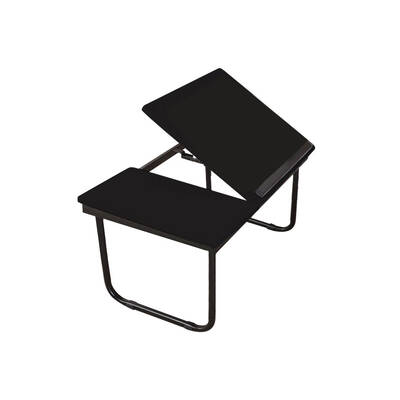 Foldable Bed Tray Laptop Portable Table Black