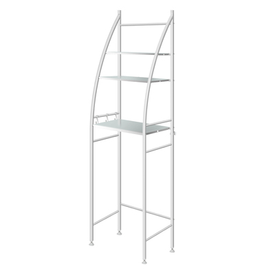 3 Tier Over Toilet Storage Shelf White