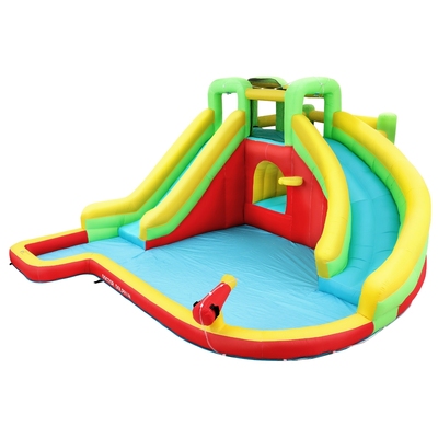 Dolphin Kids Inflatable Pool Water Slide Park Jumping Castle 575X445CM