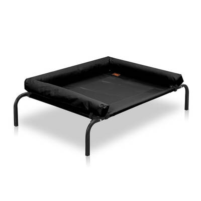 Medium BlackHeavy Duty Pet Bed Bolster Trampoline