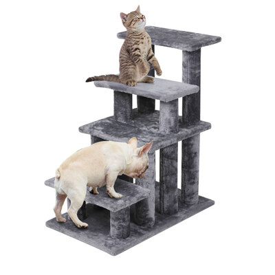 Cat Tree Beastie Scratching Condo Tower Scratcher Climbing Grey