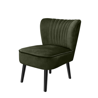 Lounge Chair Accent Couch Velvet Green