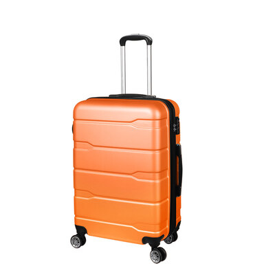 24" Expandable Luggage Travel Orange 24 inch