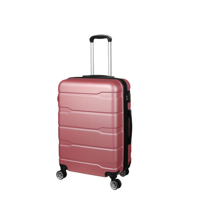 24" Expandable Luggage Travel Rose Gold 24 inch