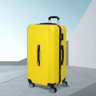 28" Luggage Travel Suitcase Trolley Case Packing Waterproof Yellow