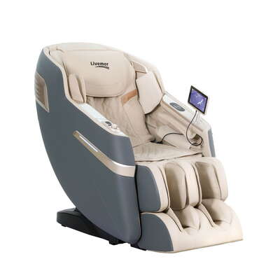 4D Massage Chair Electric Recliner Home Massager Gray Sina