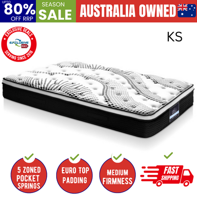 32cm Mattress Euro Top King Single