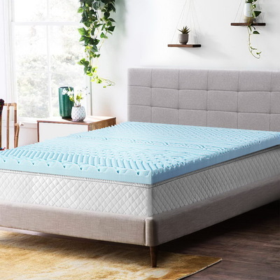 Memory Foam Mattress Topper 11-Zone 8Cm Queen